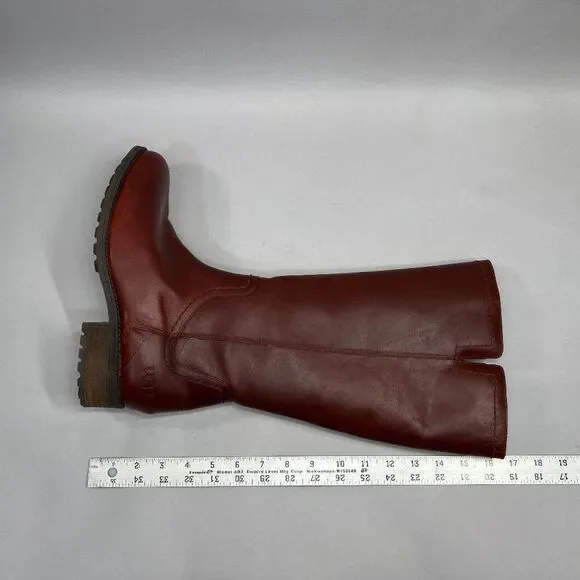 UGG Dahlen Stout Boots Women's Size 10 Tall Leather Fully Insulated Riding Boots - Picture 14 of 16